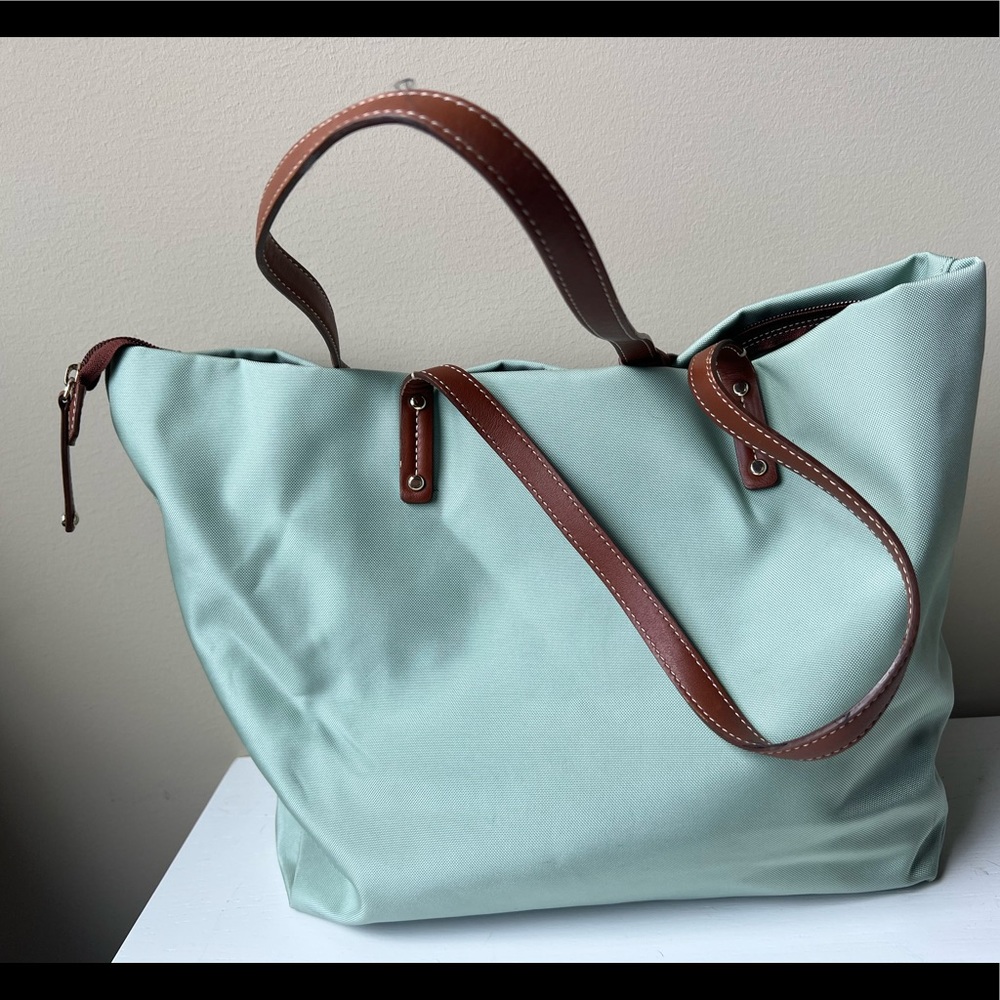 LE TANNEUR tote bag (mint color)